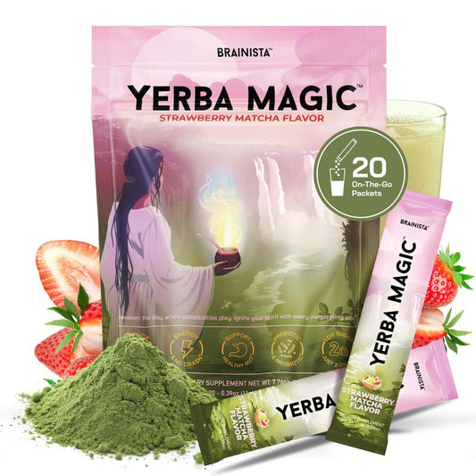 Yerba Magic | Yerba Mate Instant Tea Powder | Peach Mango Flavor | 30 Servings